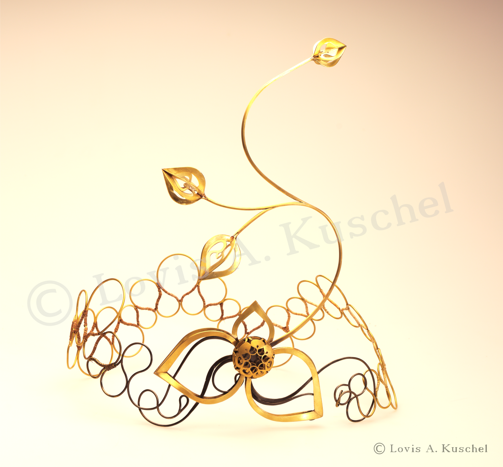 Pafti - Messinggürtel mit Köperranke